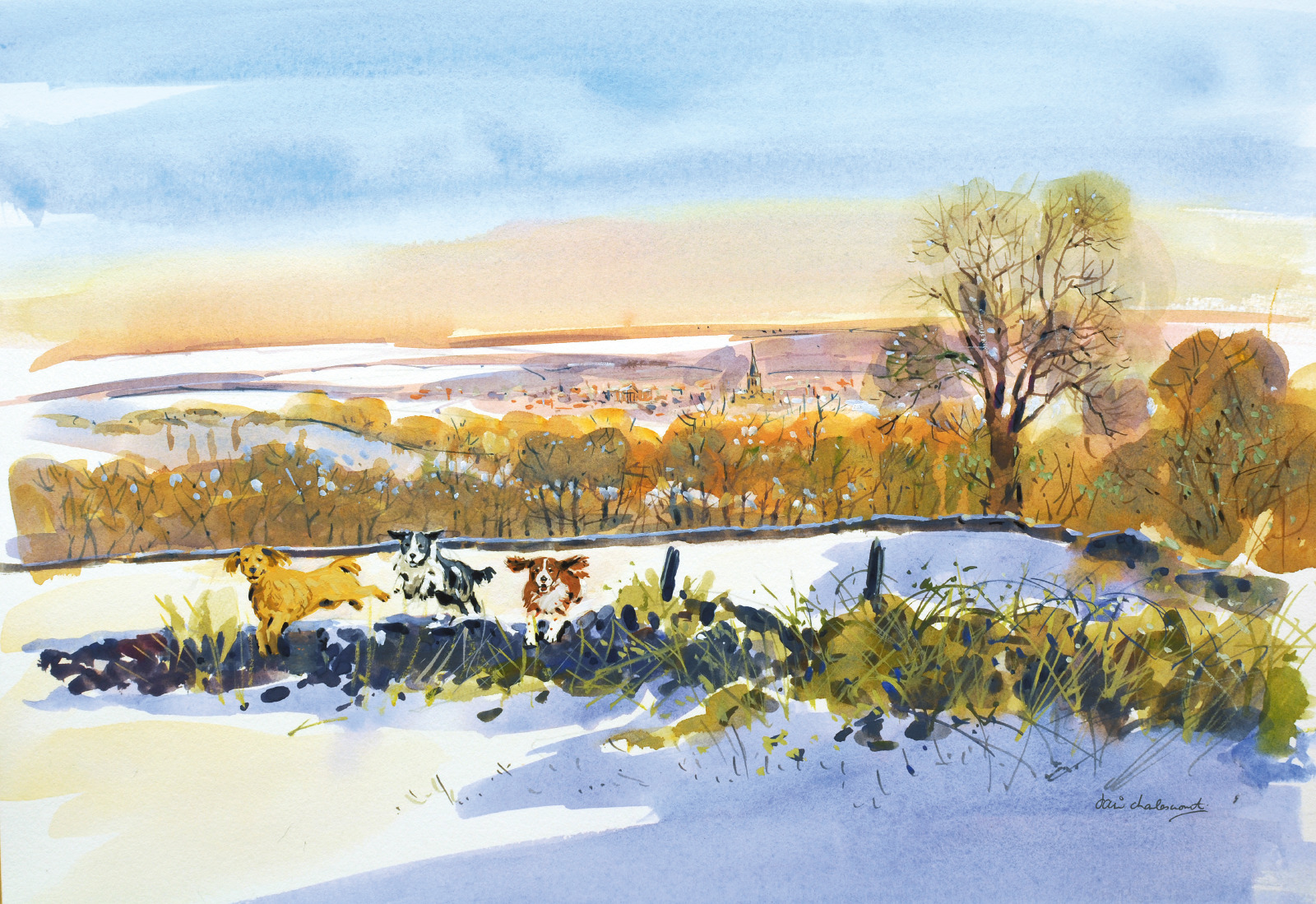 Holymoorside dogs. By David Charlesworth