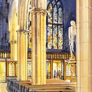 crooked spire west window chesterfield david charlesworth